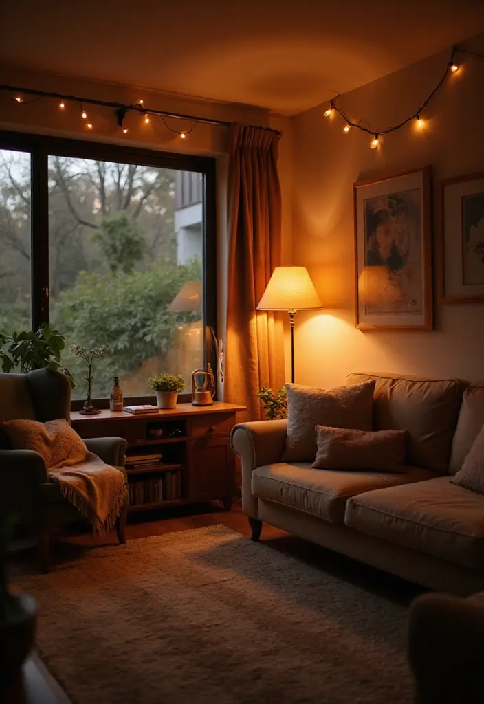 15 Dreamy Organic Modern Home Decor Ideas for A 2026 New Year Refresh - 10. Soft Lighting