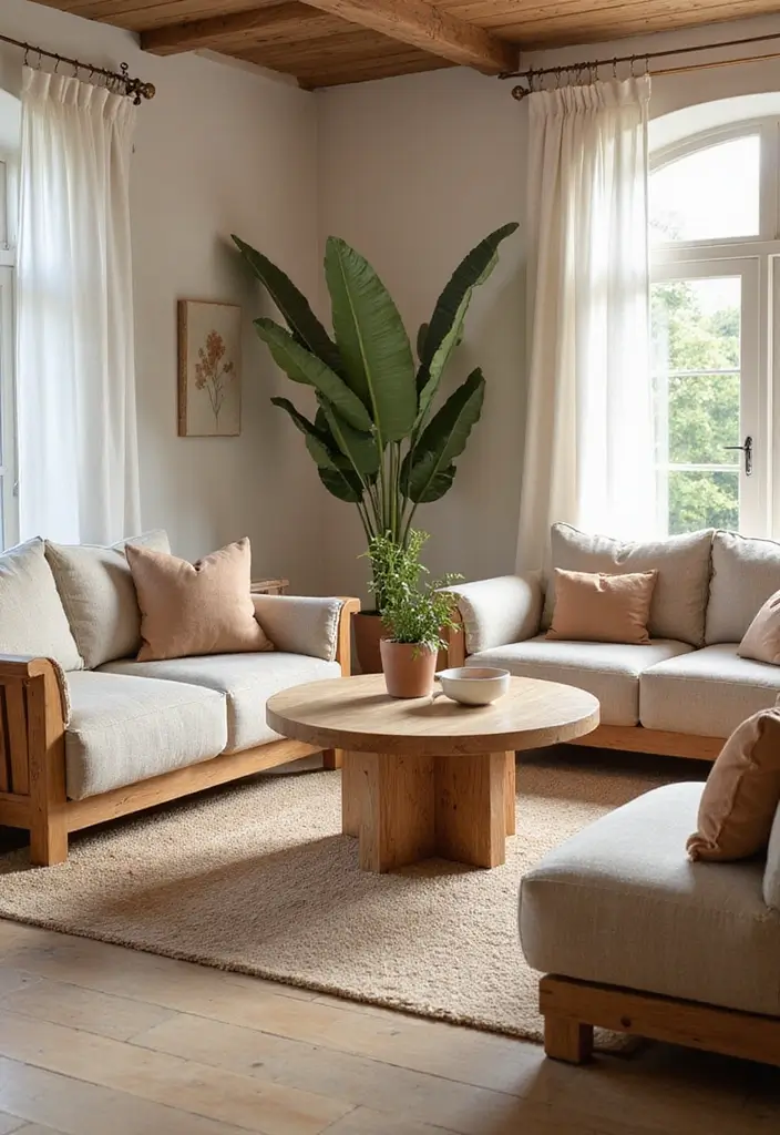 15 Dreamy Organic Modern Home Decor Ideas for A 2026 New Year Refresh - 2. Organic Shapes in Furniture