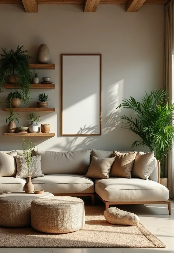 15 Earth Tone Color Drenching Ideas That Wrap Your Space in Cozy Neutrals (See #8 for Inspiration!) - 13. Incorporating Nature with Earth Tones