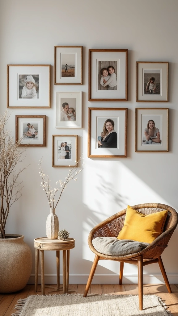 15 Simple Cozy Home Reset Projects for a Fresh New Year (See #9 for a quick win!) - 10. Create a Gallery of Memories