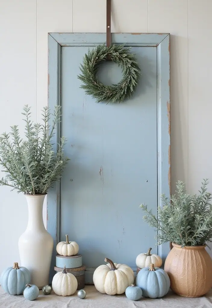 Top 10 Dusty Blue Home Decor Ideas Perfect for Fall and Winter - 10. Dusty Blue Seasonal Decor