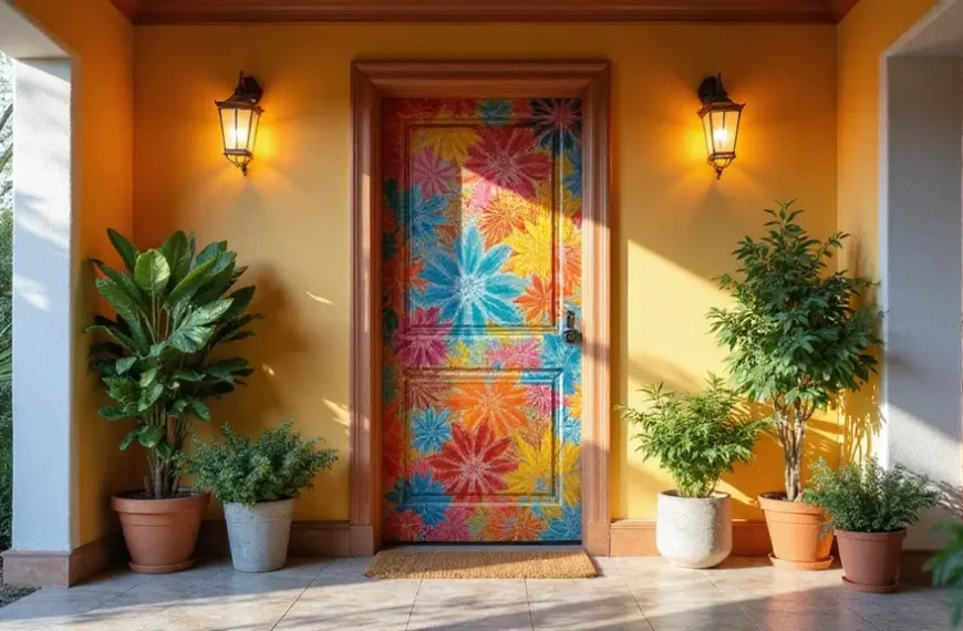 17 Whimsical Door Murals That Feel Like Magic