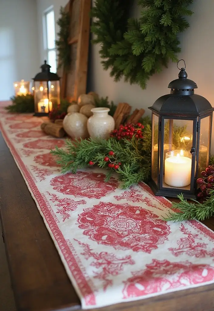 Top 10 Winter Toile Mantel Ideas That Reimagine Holiday Style (Wait Until #8!) - 1. Classic Red and White Toile