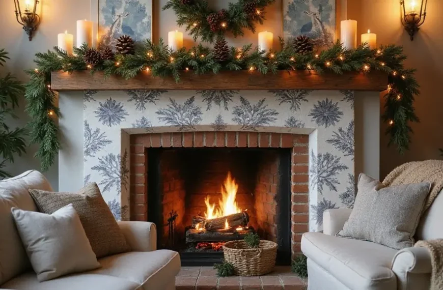 Top 10 Winter Toile Mantel Ideas That Reimagine Holiday Style (Wait Until #8!)