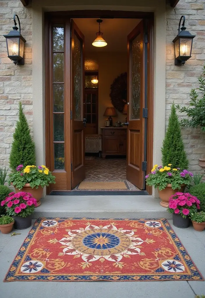 Top 15 Whimsical Cozy Home Makeover Ideas to Transform Your Space Effortlessly - 12. Unique Door Mats