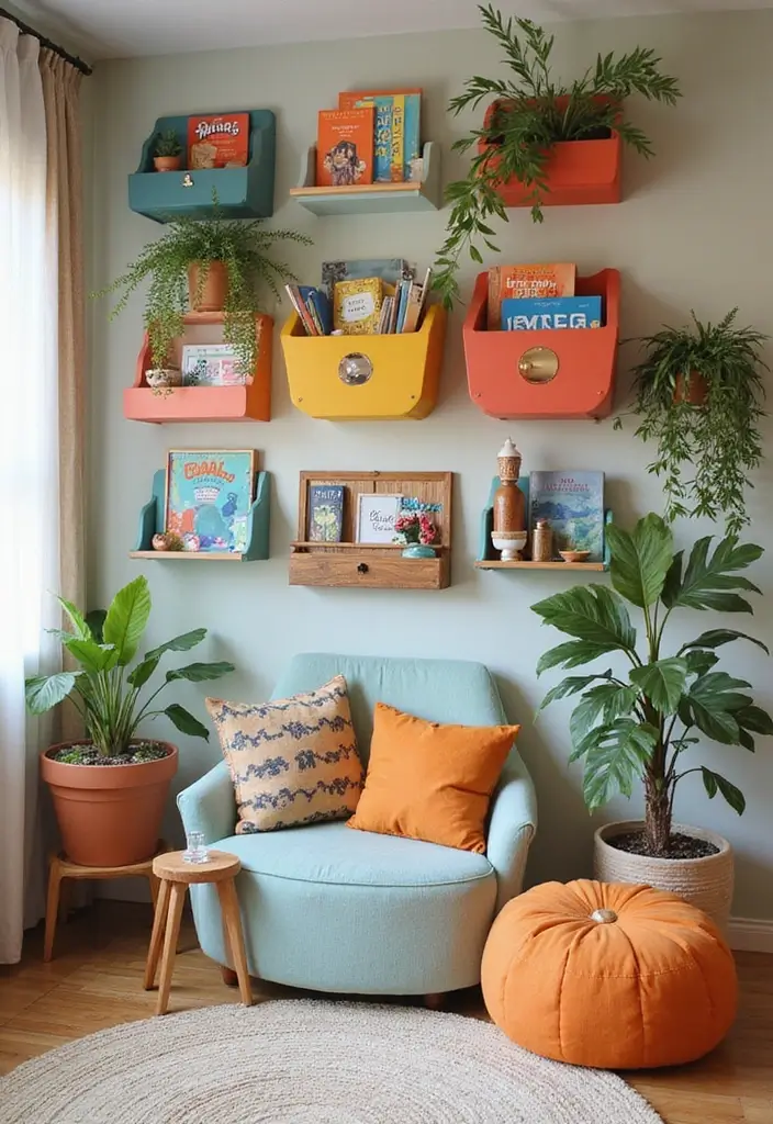 Top 15 Whimsical Cozy Home Makeover Ideas to Transform Your Space Effortlessly - 14. Cozy Wall-mounted Cubbies