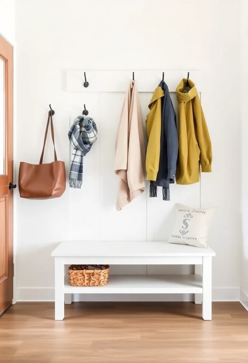 Top 25 Warm Minimalist Winter Home Decor Ideas That Make Your Space Feel Calm & Cozy - 18. Minimalist Entryway Design