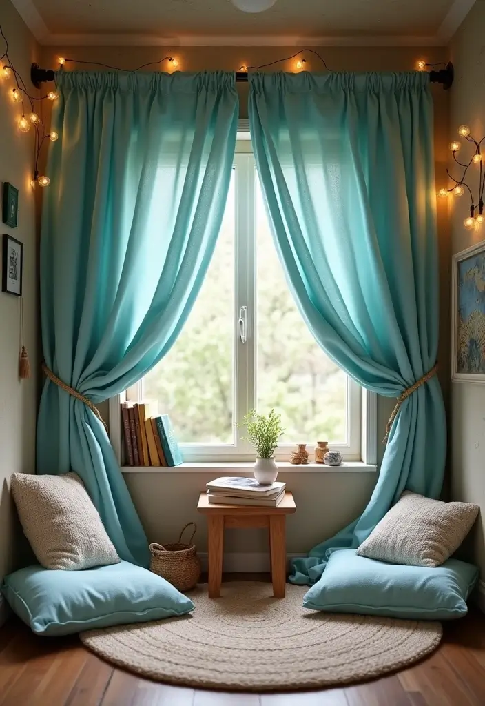 Top 5 Dusty Blue Reading Nook Ideas That Make Small Corners Feel Magical (Don’t Miss #5!) - 2. The Bookish Bungalow