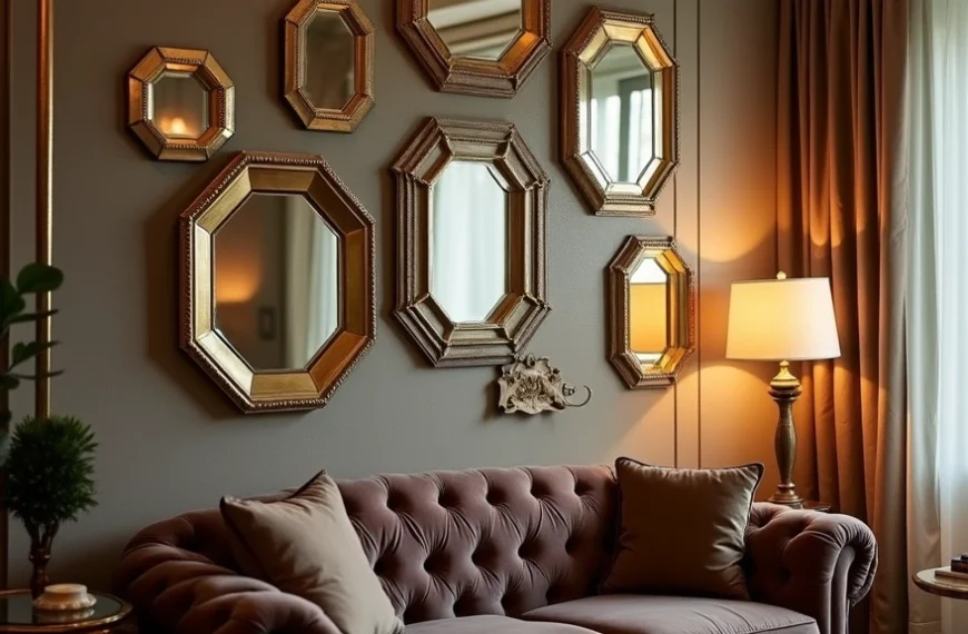 6 Best Art Deco Geometric Wall Mirrors for Nostalgic 1920s Home Revival