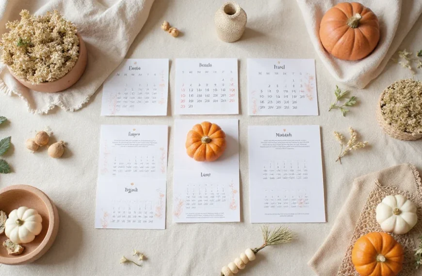 List of Seasonal Decor Ideas for Every Month