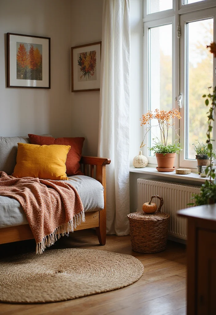 15 Modern Small Apartment Decor Ideas to Maximize Multifunctional Spaces - 15. Seasonal Decor Changes 1