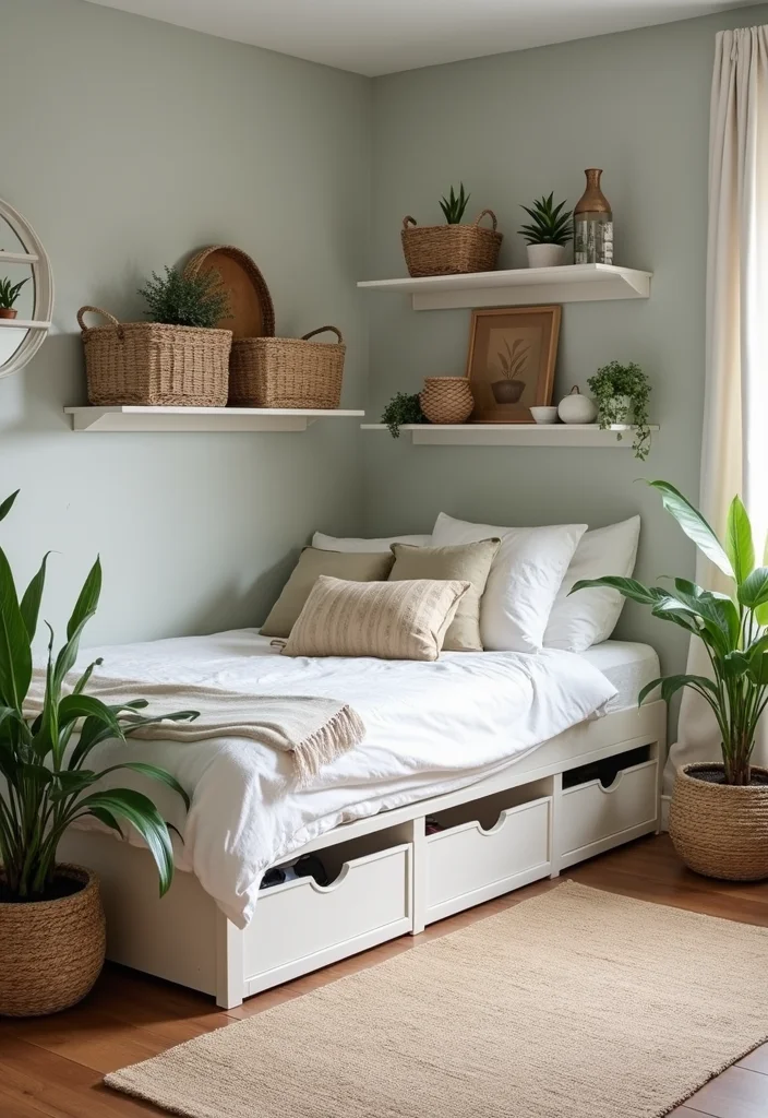 15 Modern Small Apartment Decor Ideas to Maximize Multifunctional Spaces - 4. Clever Storage Solutions 1