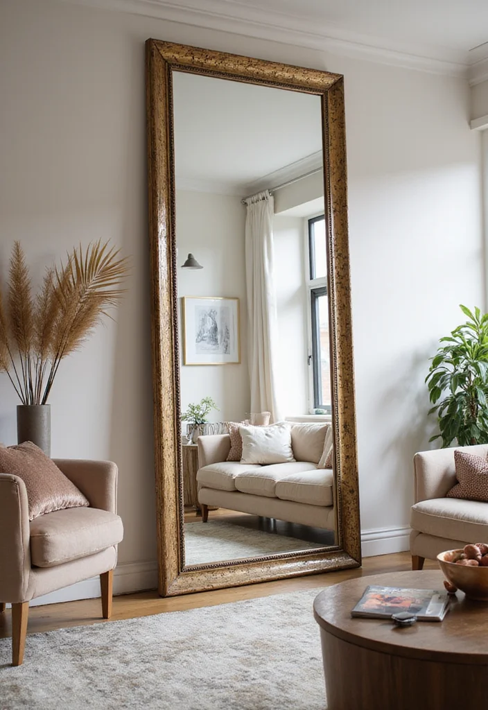 15 Modern Small Apartment Decor Ideas to Maximize Multifunctional Spaces - 5. Design with Mirrors 1