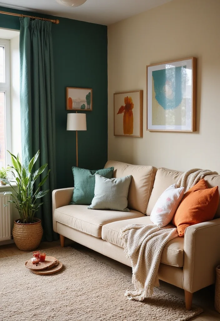 13 Warm Cozy Modern Small Living Room Ideas for Homes in 2026 That Feel Inviting and Spacious - 5. Choose a Cozy Color Palette 1