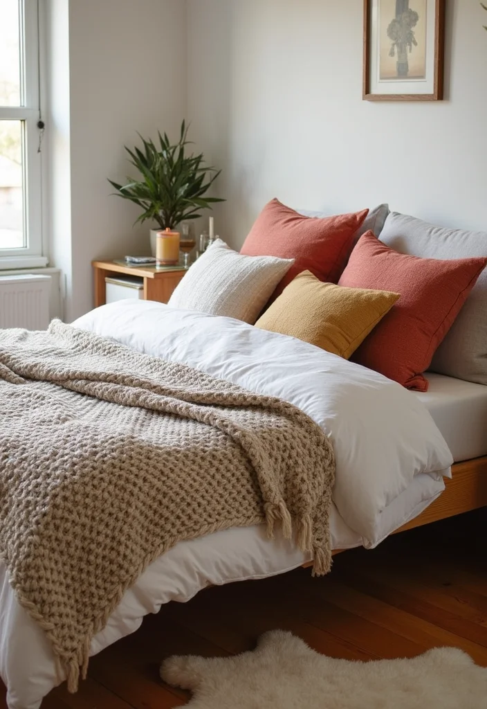 15 Cozy Modern Small Bedroom Ideas for Apartments in 2026 That Turn Tiny Spaces into Dreamy Sanctuaries - 1. Layered Textures for Ultimate Comfort 1