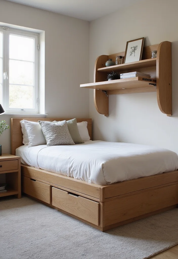 15 Cozy Modern Small Bedroom Ideas for Apartments in 2026 That Turn Tiny Spaces into Dreamy Sanctuaries - 2. Multifunctional Furniture for Smart Living 1