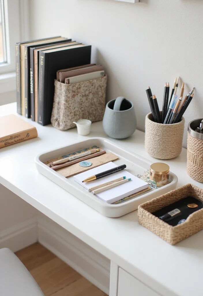 20 Modern Home Office Layout Ideas for Small Spaces to Boost Productivity - 14. Grouping Similar Items for Efficiency 1