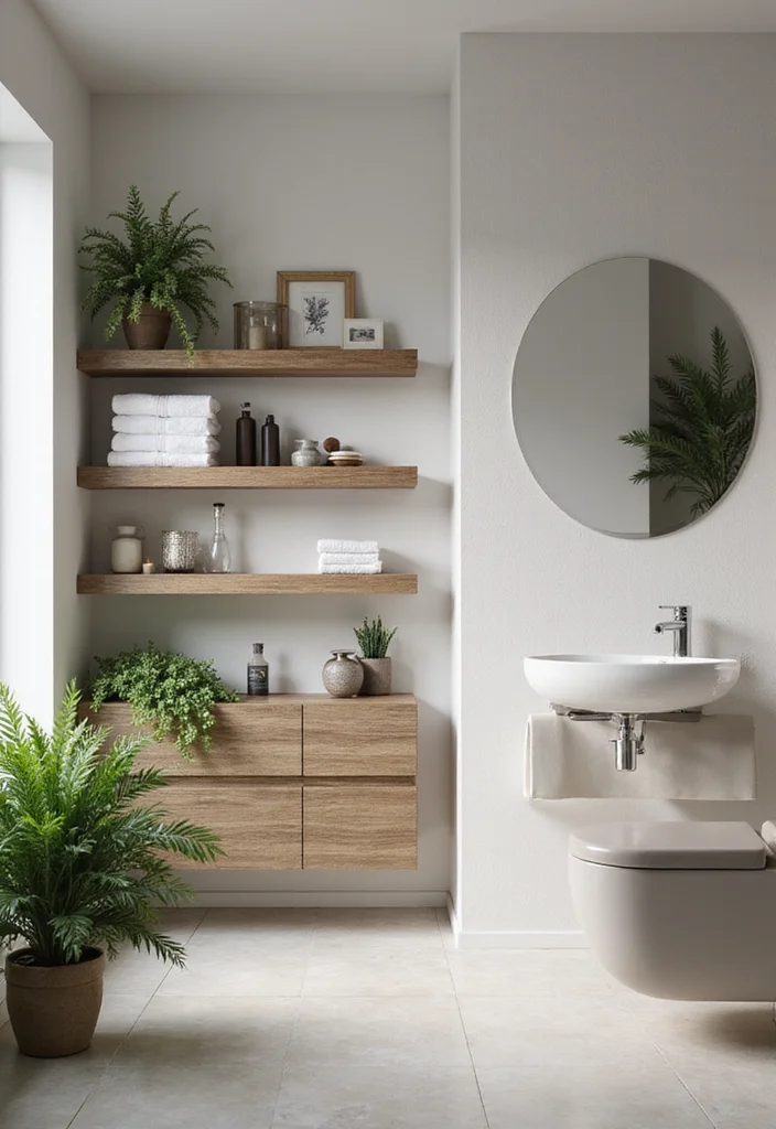 9 Dreamy Modern Bathroom Decor Ideas with Smart Wellness Features for Daily Spa Vibes - 4. Innovative Storage Solutions 1