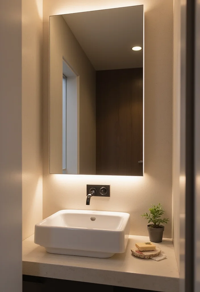 9 Dreamy Modern Bathroom Decor Ideas with Smart Wellness Features for Daily Spa Vibes - 6. Smart Mirrors with Wellness Features 1