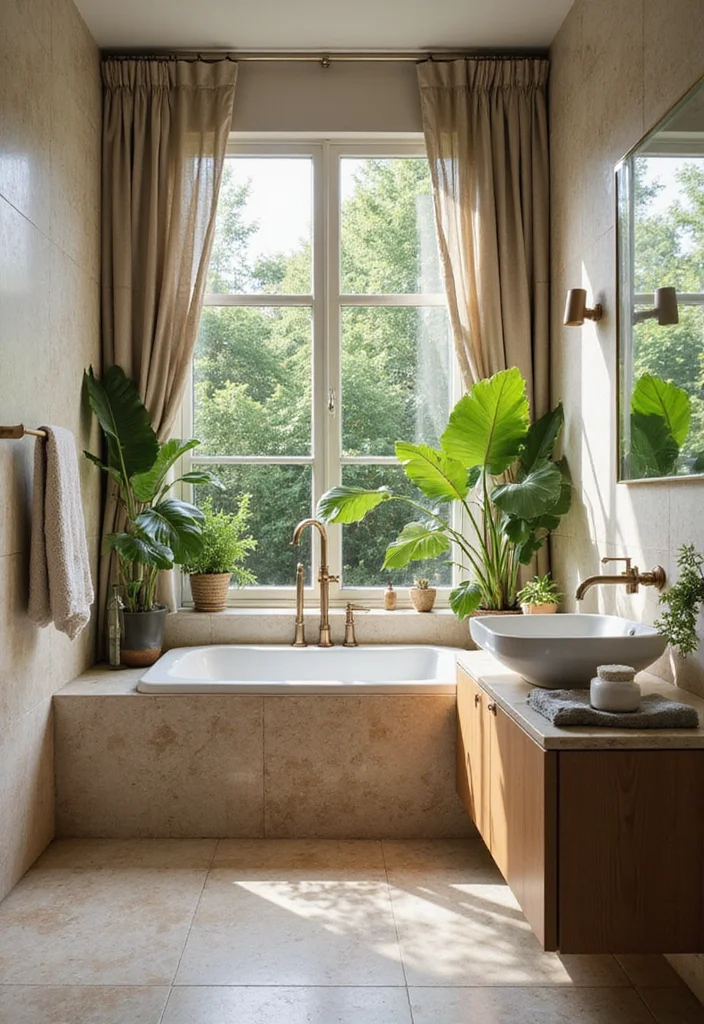 9 Dreamy Modern Bathroom Decor Ideas with Smart Wellness Features for Daily Spa Vibes - 8. Eco-Friendly Features 1