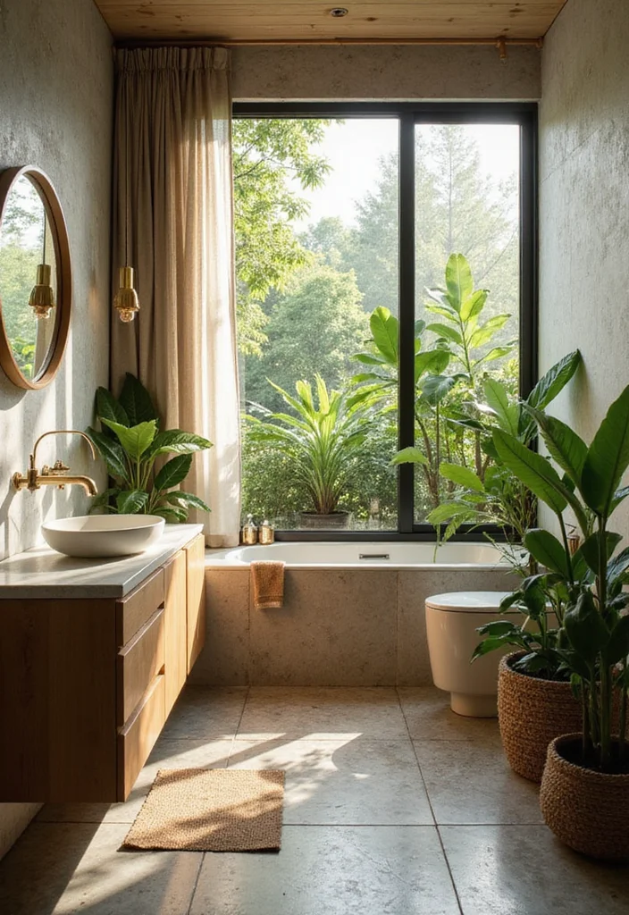 9 Dreamy Modern Bathroom Decor Ideas with Smart Wellness Features for Daily Spa Vibes - 8. Eco-Friendly Features 2
