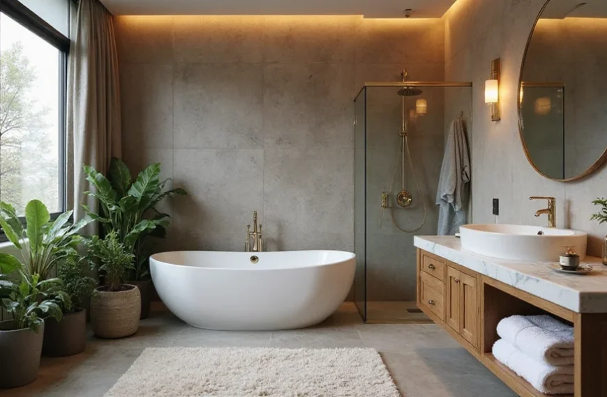 9 Dreamy Modern Bathroom Decor Ideas with Smart Wellness Features for Daily Spa Vibes
