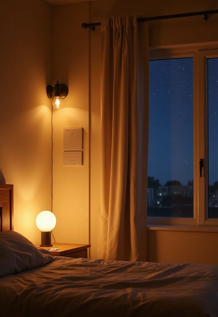 Top 10 Cozy Bedroom Decor Ideas with Smart Home Features for Ultimate Comfort - 1. Smart Lighting: The Warm Embrace 1