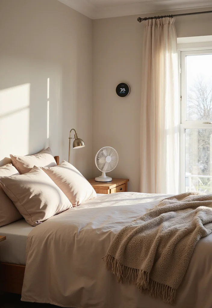 Top 10 Cozy Bedroom Decor Ideas with Smart Home Features for Ultimate Comfort - 2. Smart Temperature Control: Stay Snug 1