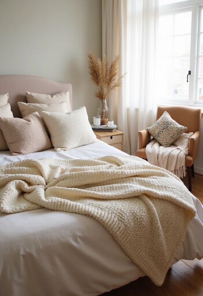 Top 10 Cozy Bedroom Decor Ideas with Smart Home Features for Ultimate Comfort - 4. Cozy Textiles: The Comfort Layer 1