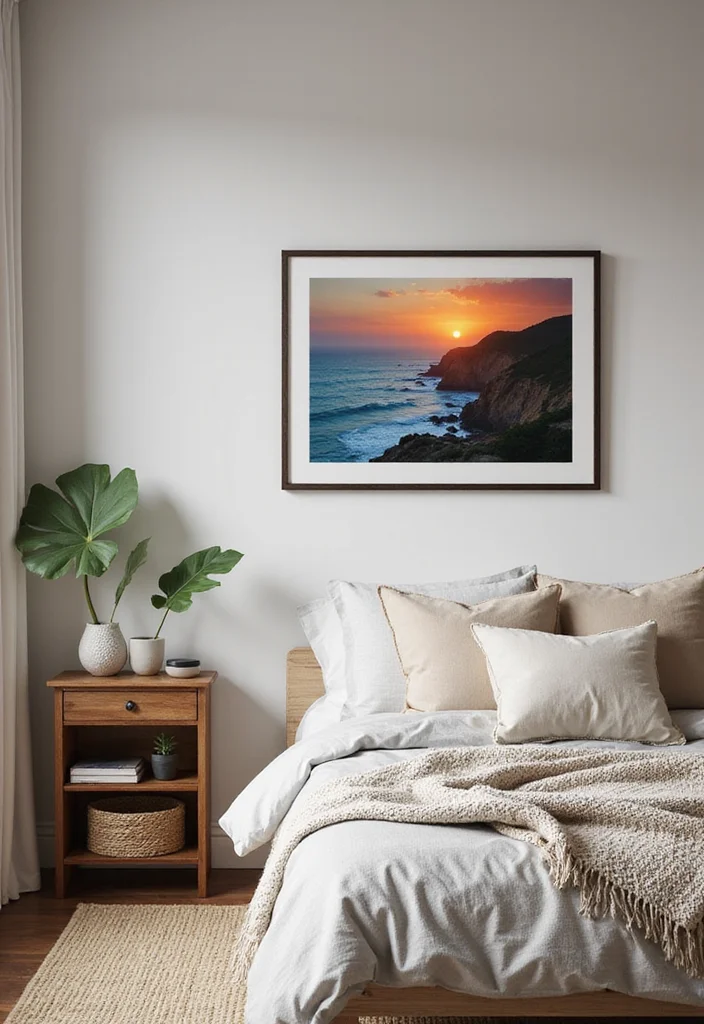 Top 10 Cozy Bedroom Decor Ideas with Smart Home Features for Ultimate Comfort - 7. Personalized Art: Decorate with Meaning 1