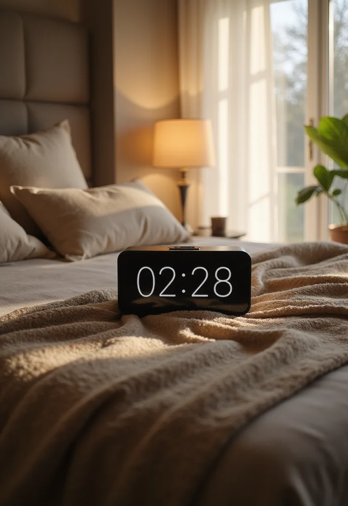 Top 10 Cozy Bedroom Decor Ideas with Smart Home Features for Ultimate Comfort - 8. Smart Clocks: A Functional Focal Point 1