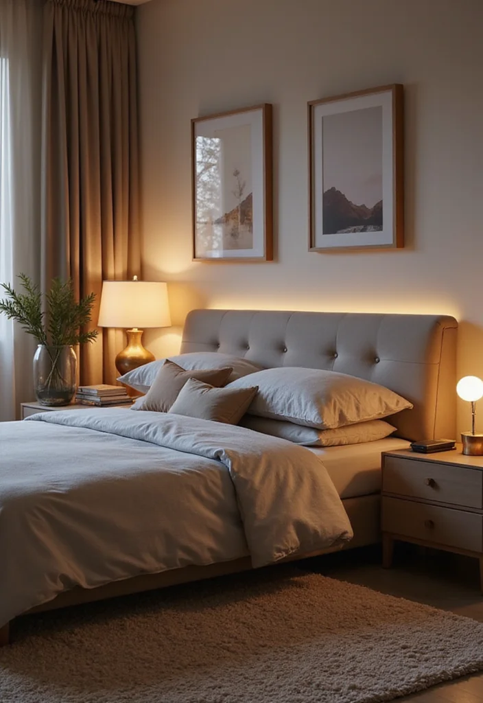 Top 10 Cozy Bedroom Decor Ideas with Smart Home Features for Ultimate Comfort - 9. Tech-friendly Furniture: Where Comfort Meets Functionality 1