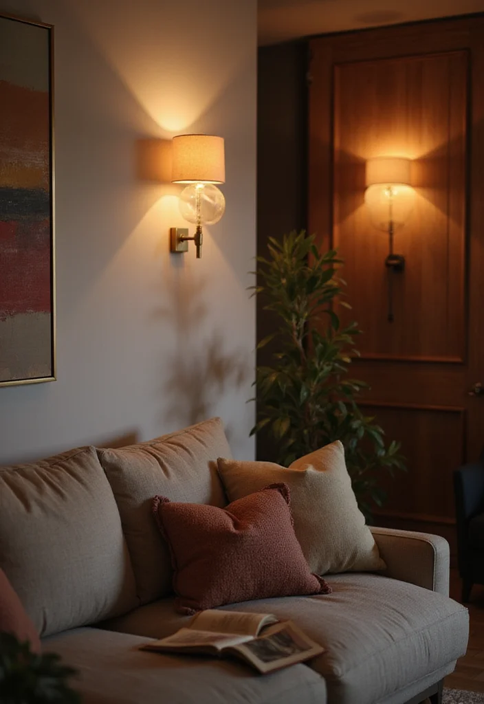 Top 10 Cozy Winter Lighting Ideas That Instantly Warm Up Any Home - 8. Dimmable Wall Sconces 1