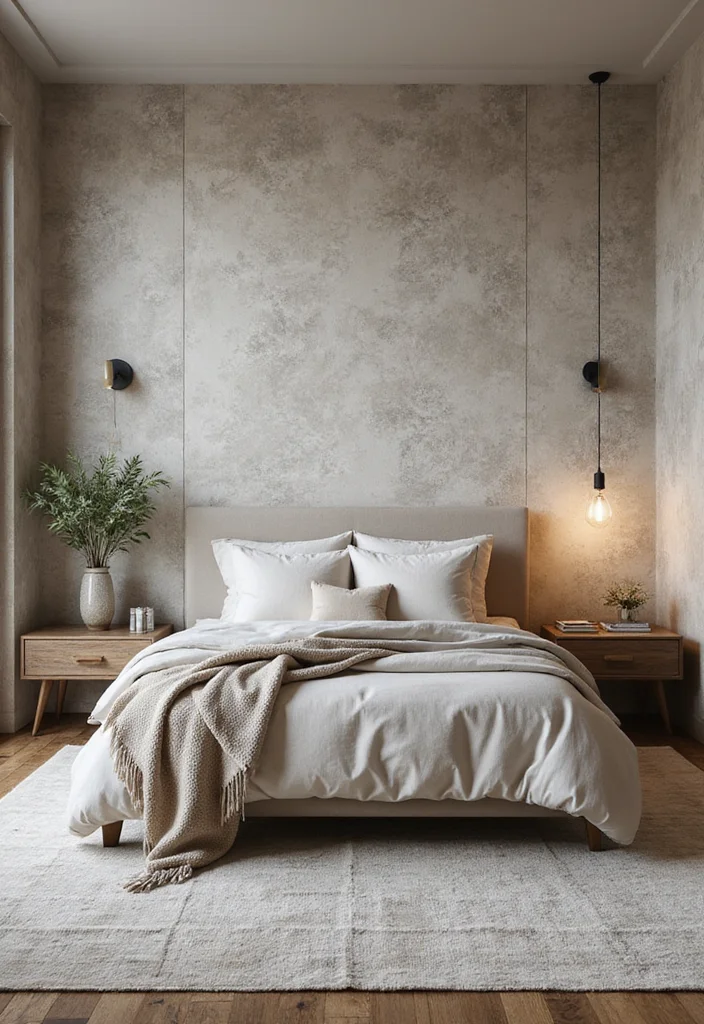 13 Wallpaper Box Bedroom Trends That Are Redefining Master Suites in 2026 - 2. Textured Surfaces 1