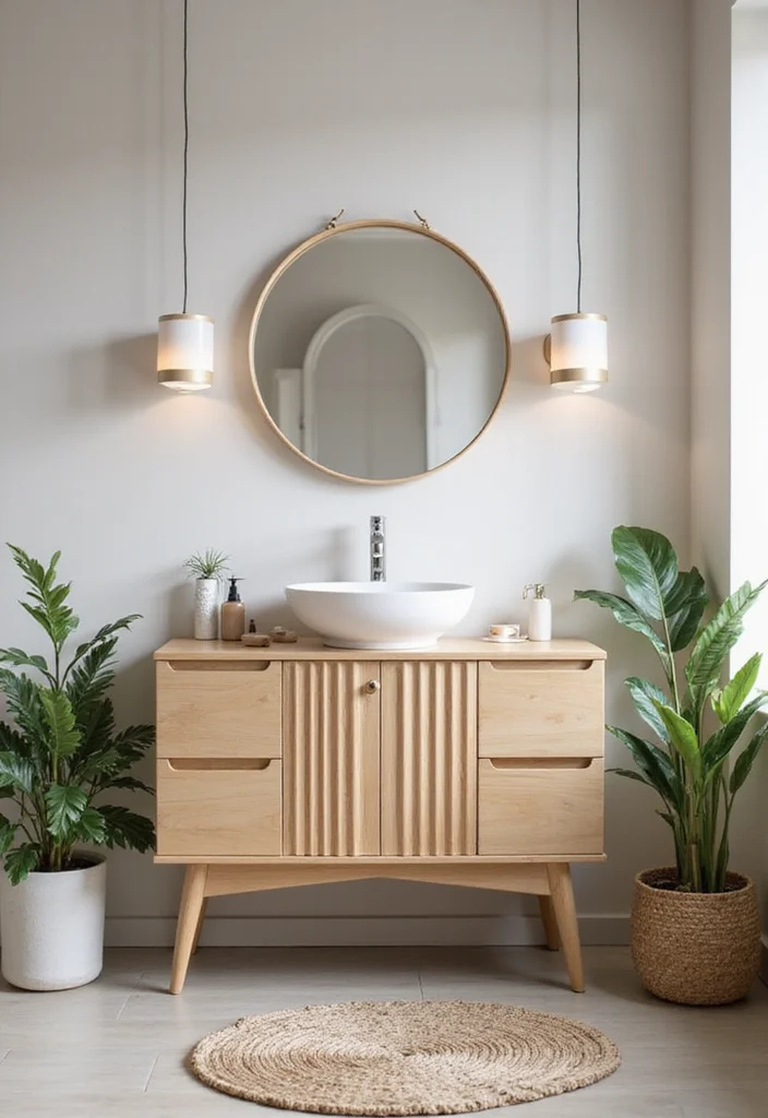 15 Modern Fluted Wood Bathroom Vanity Design Ideas for a Dreamy 2026 Spa Retreat - 1. Sleek Scandinavian Influence 1