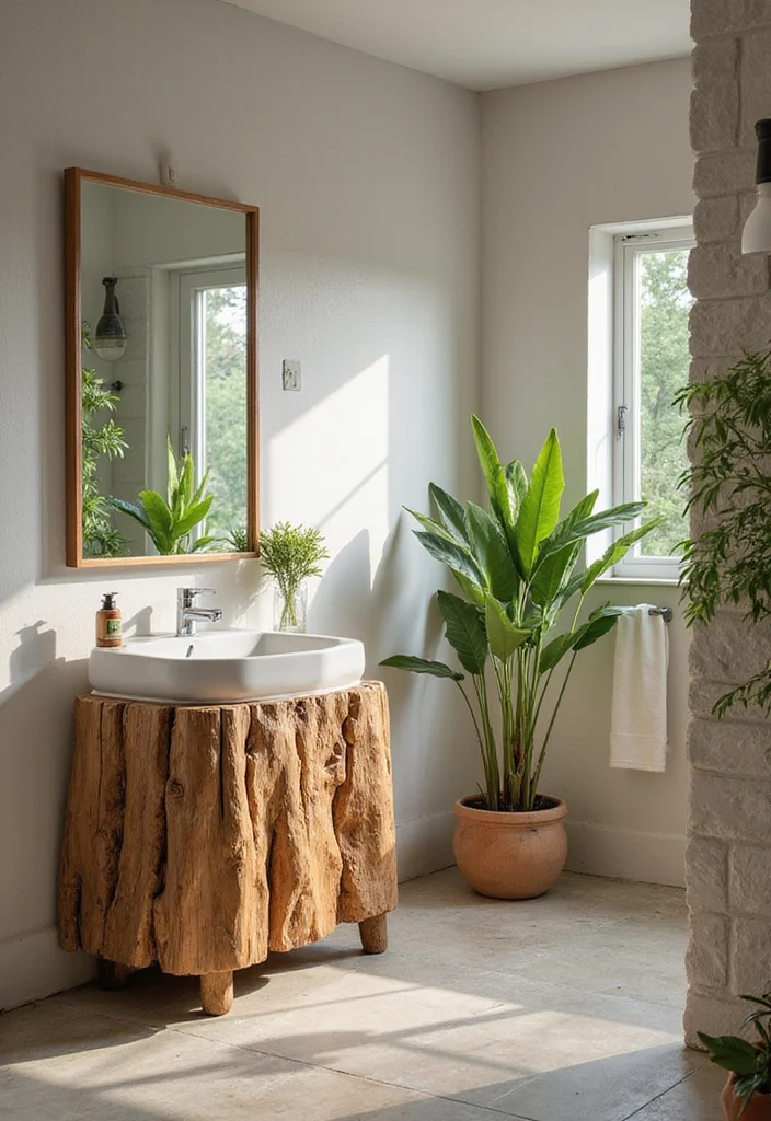 15 Modern Fluted Wood Bathroom Vanity Design Ideas for a Dreamy 2026 Spa Retreat - 12. Eco-Friendly Choices 1