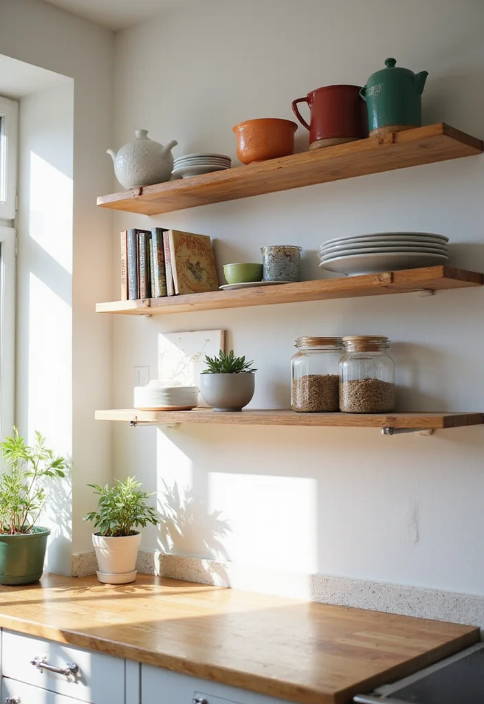 15 Modern Seamless Small Kitchen Storage Layout Ideas for 2026 Luxury Living - 1. Open Shelving Elegance 1