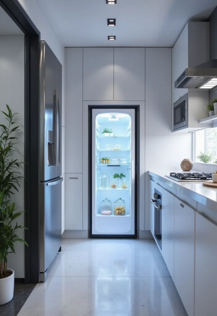 15 Modern Seamless Small Kitchen Storage Layout Ideas for 2026 Luxury Living - 15. Smart Tech Integration 1