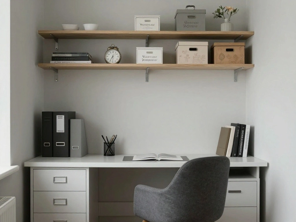 How to Implement Modern Home Office Layout Ideas for Small Apartment Guest Rooms - Step 4: Organize Storage Solutions 1
