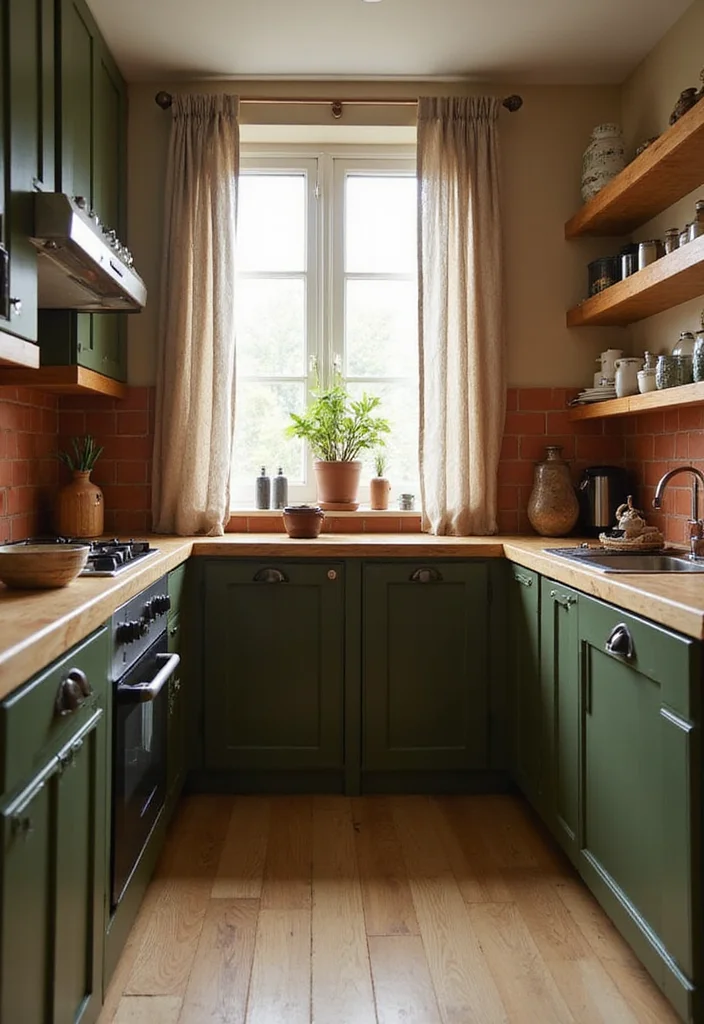 15 Cozy Modern Small Apartment Kitchen Ideas for 2026 That Feel Warm and Surprisingly Spacious - 1. Earthy Tones for Warmth 1