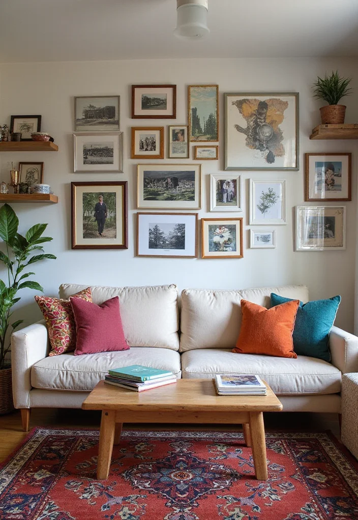 15 Cozy Modern Small Living Room Ideas for Apartment Dwellers That Look Incredibly Expensive - 10. Personal Touches with Art and Decor 1