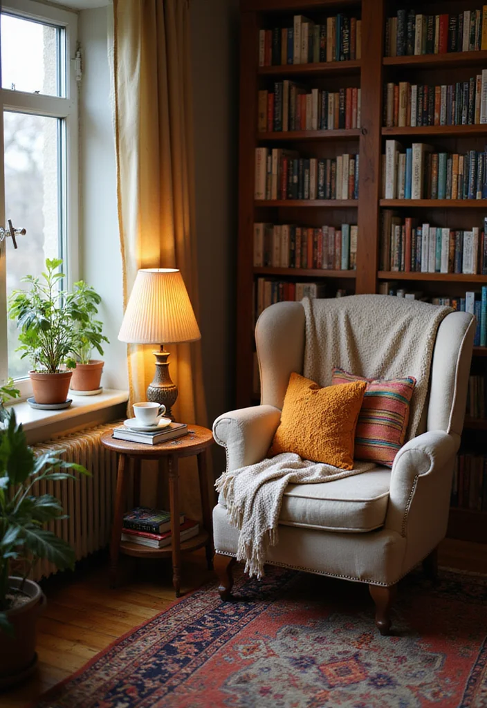15 Cozy Modern Small Living Room Ideas for Apartment Dwellers That Look Incredibly Expensive - 11. Cozy Reading Nook 1