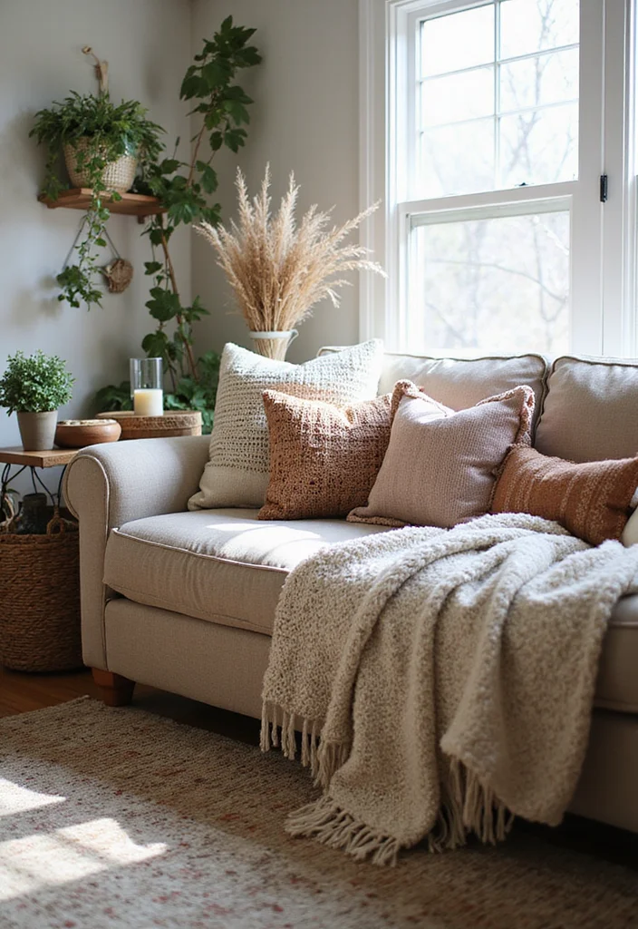 15 Cozy Modern Small Living Room Ideas for Apartment Dwellers That Look Incredibly Expensive - 13. Textiles for Comfy Vibes 1
