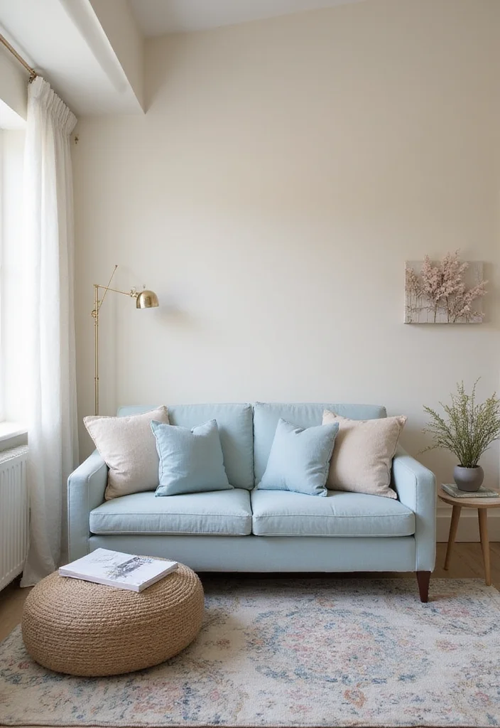 15 Cozy Modern Small Living Room Ideas for Apartment Dwellers That Look Incredibly Expensive - 8. Soft Color Palettes 1