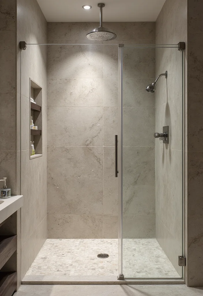 18 Warm Modern Small Bathroom Design Ideas for Apartments That Feel Like a Spa Retreat - 11. Luxurious Shower Experiences 1