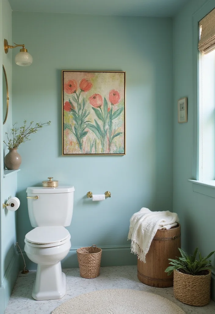 18 Warm Modern Small Bathroom Design Ideas for Apartments That Feel Like a Spa Retreat - 12. Color Psychology 1