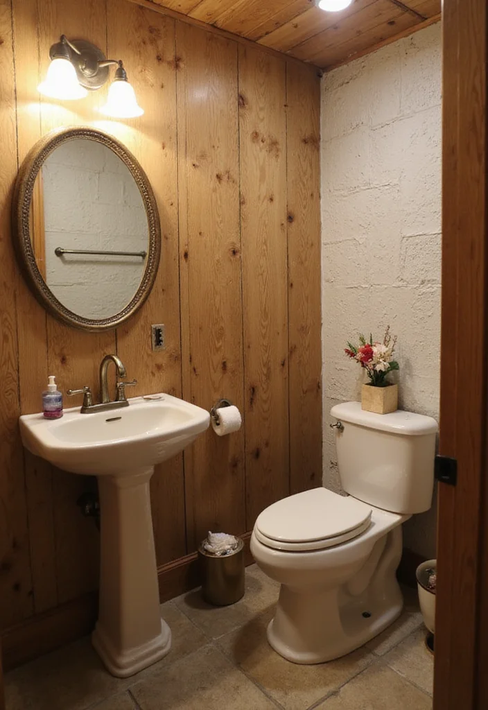 18 Warm Modern Small Bathroom Design Ideas for Apartments That Feel Like a Spa Retreat - 13. Textured Walls 1