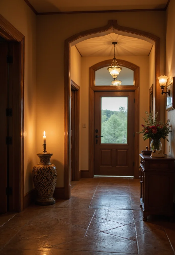 19 Warm Cozy Modern Entryway Ideas for Small Apartments That Make a Stunning First Impression - 19. Cozy Scents 1