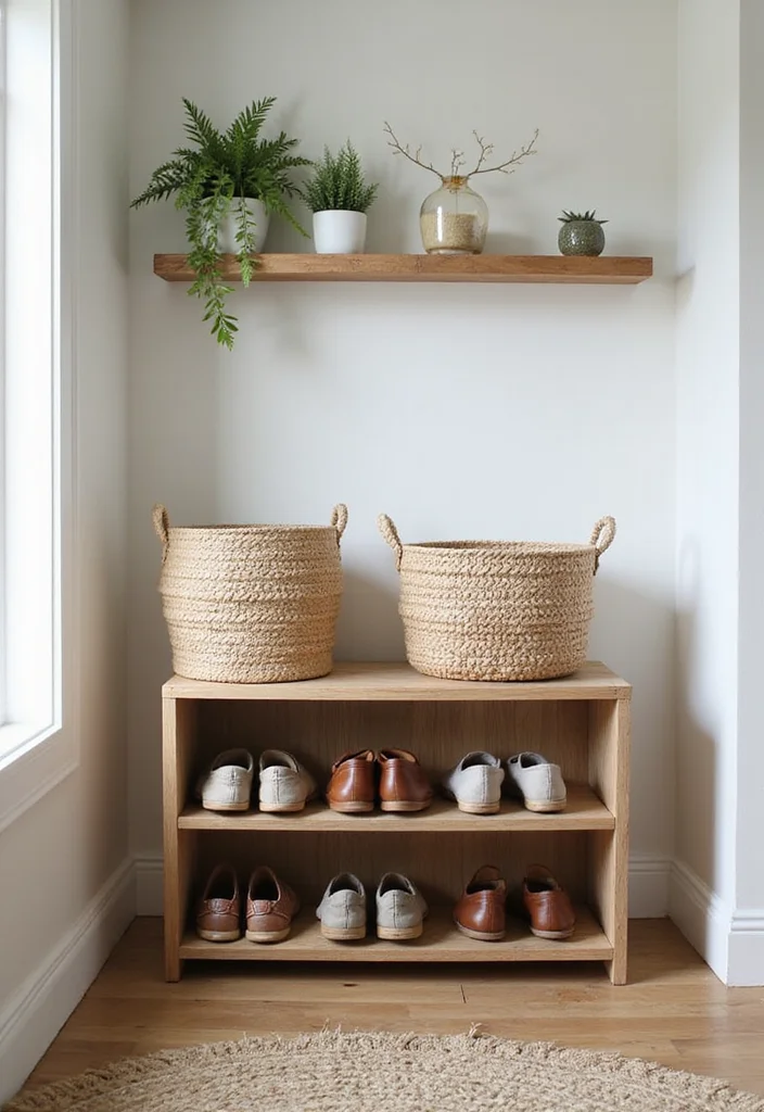 19 Warm Cozy Modern Entryway Ideas for Small Apartments That Make a Stunning First Impression - 3. Stylish Storage Solutions 1