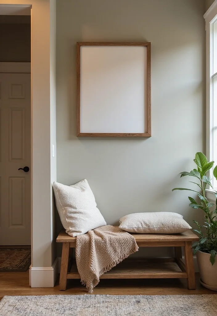 19 Warm Cozy Modern Entryway Ideas for Small Apartments That Make a Stunning First Impression - 8. Cozy Seating Options 1